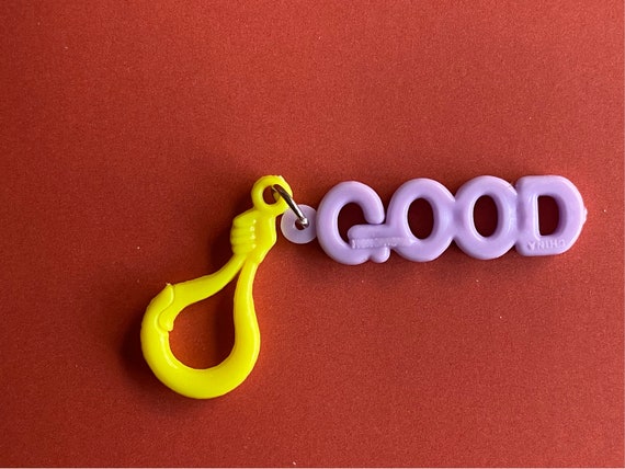 GOOD Keychain Memphis era plastic multicored key … - image 6