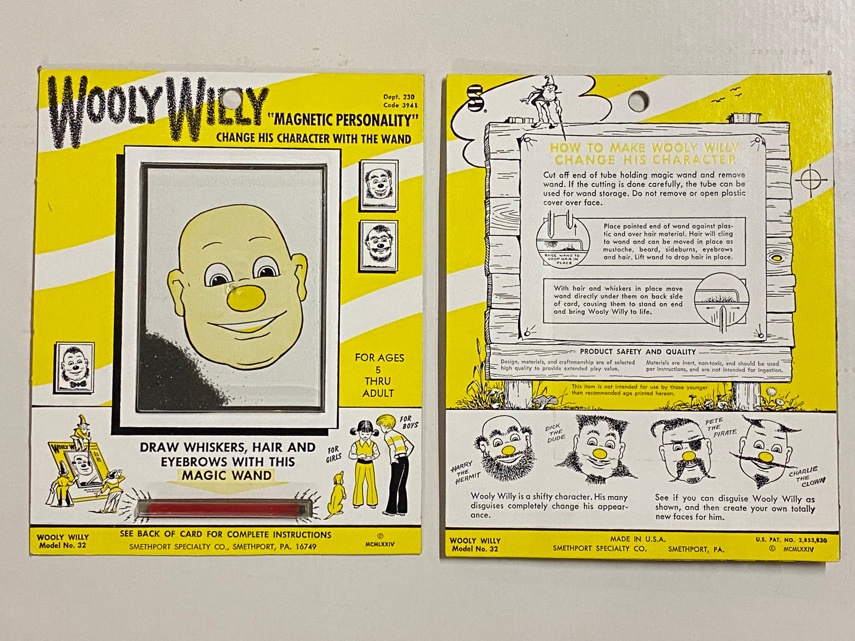 Wooly Willy Magnetic Game, Doodle Balls 