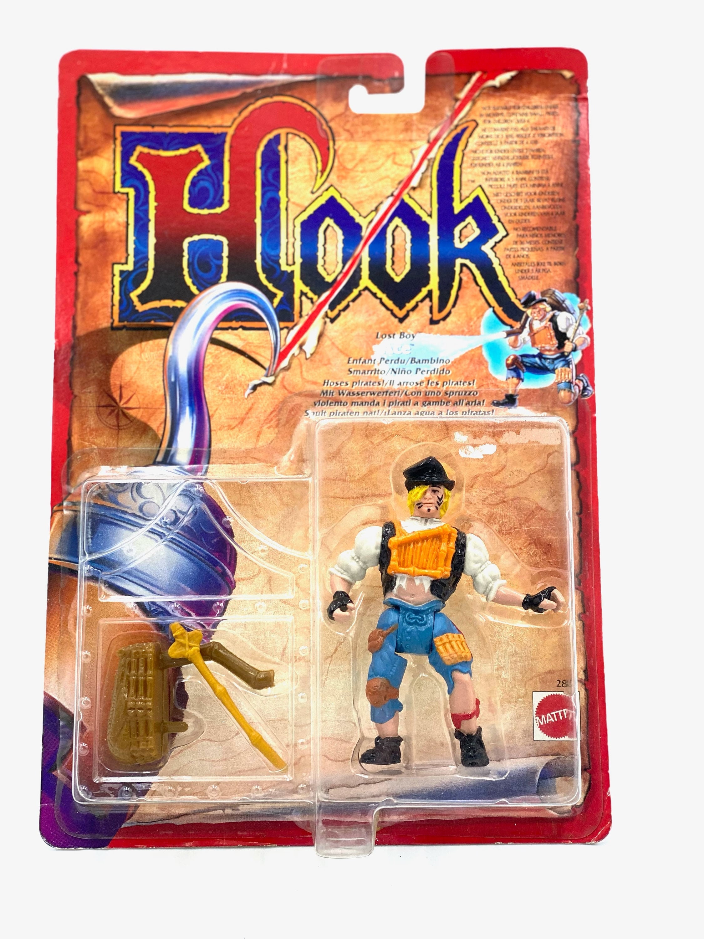 1991 Captain Hook Action Figure Peter Pan Neverland Lost Boy Ace
