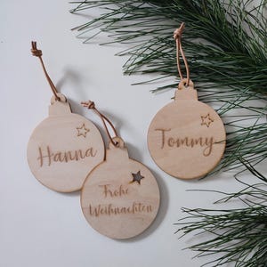 Christmas tree ball personalized - tree decoration - Christmas ball