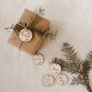 Personalized Gift Tags - Christmas Tags - Wooden Tags