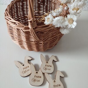 Easter gift tags - small bunny tags - personalized Easter tags