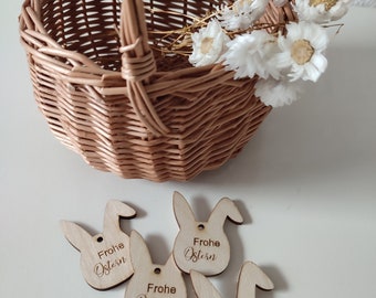 Easter gift tags - small bunny tags - Personalized Easter tags