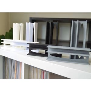 Topes traseros Kallax para almacenamiento de vinilos / Parachoques traseros Kallax de Ikea para mantener las fundas de álbumes de vinilo ordenadas y organizadas / Montaje sin tornillos