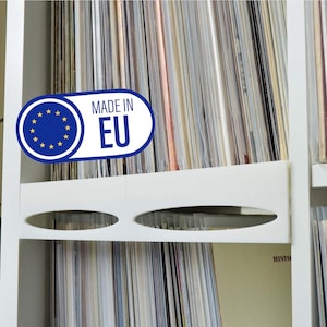 Topes traseros Kallax para almacenamiento de vinilos / Parachoques traseros Kallax de Ikea para mantener las fundas de álbumes de vinilo ordenadas y organizadas / Montaje sin tornillos
