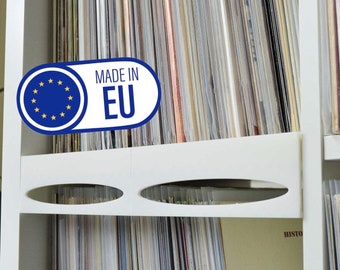 Kallax Backstops for Vinyl Storage | Back Bumper for Ikea Kallax to Keep Vinyl Record Album Sleeves Tidy and Organized | Screwless Mounting