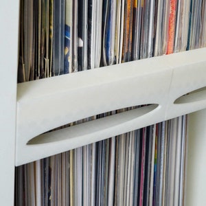 Topes traseros Kallax para almacenamiento de vinilos / Parachoques traseros Kallax de Ikea para mantener las fundas de álbumes de vinilo ordenadas y organizadas / Montaje sin tornillos