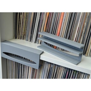 Topes traseros Kallax para almacenamiento de vinilos / Parachoques traseros Kallax de Ikea para mantener las fundas de álbumes de vinilo ordenadas y organizadas / Montaje sin tornillos