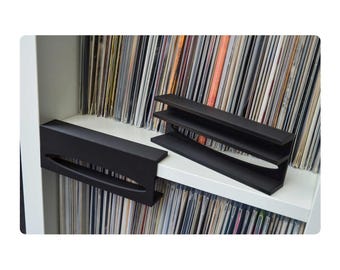 Kallax Backstops for Vinyl Storage | Back Bumper for Ikea Kallax to Keep Vinyl Record Album Sleeves Tidy and Organized | Screwless Mounting