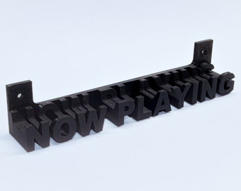 LARGE Now Playing Record Wall Mount Display / shelf holder (multiple color options / 17 cm WIDE)
