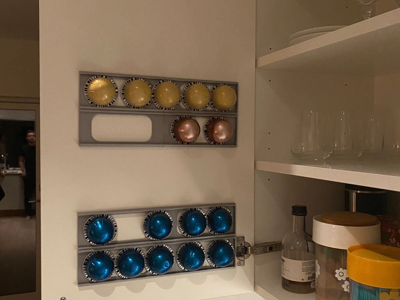 Porte-gobelet pour capsules/tasses/dosettes Nespresso Vertuo, solution de rangement pour Nespresso Vertuo