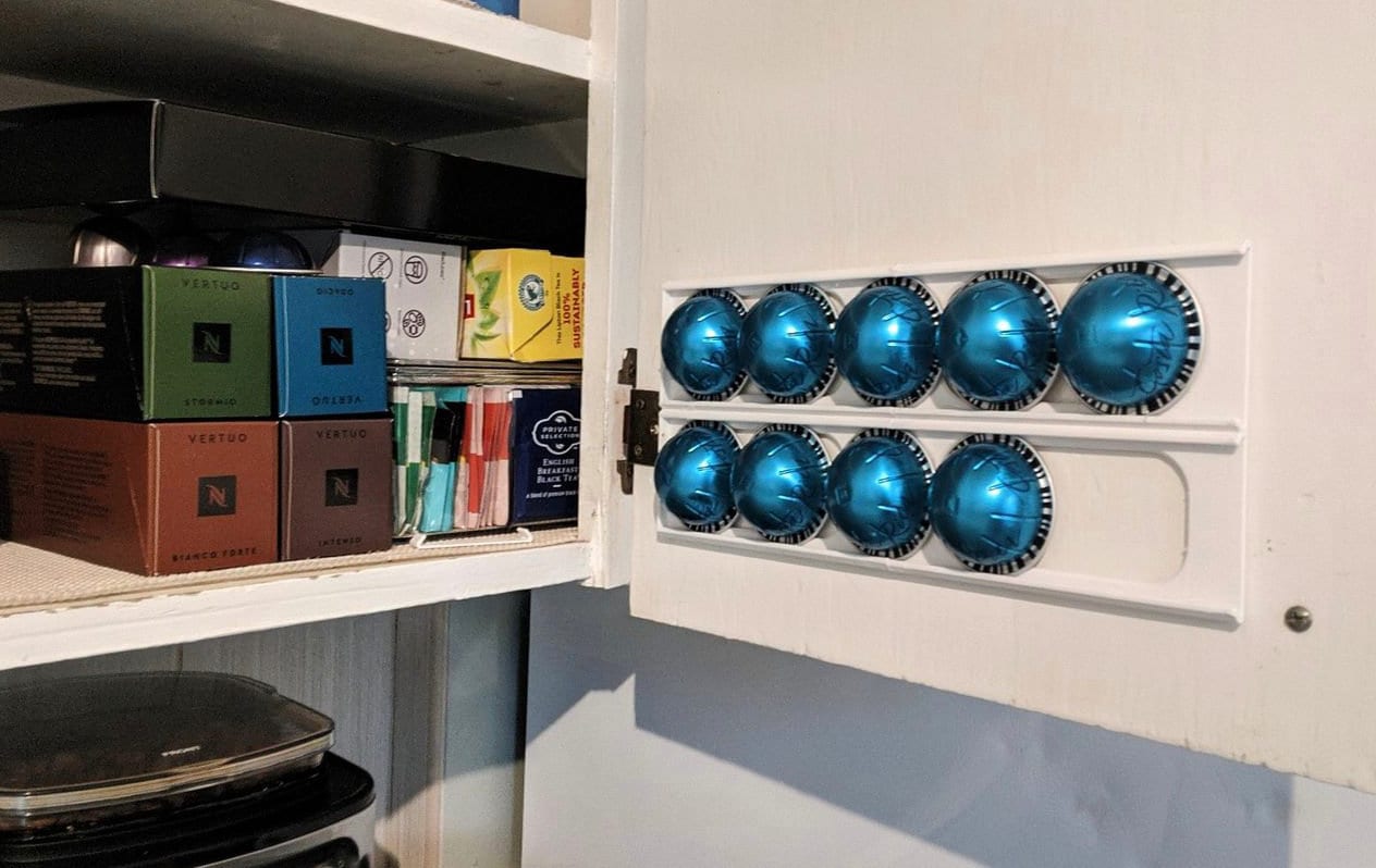 Porte-gobelet pour capsules/tasses/dosettes Nespresso Vertuo, solution de rangement pour Nespresso Vertuo