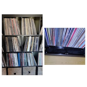 Parachoques trasero Kallax de Ikea para discos de vinilo / Espaciador trasero para mantener las fundas de los álbumes ordenadas y organizadas