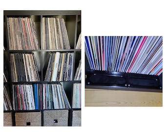 Ikea Kallax Back Bumper for Vinyl Records | Backspacer to Keep Album Sleeves Tidy and Organized