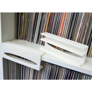 Topes traseros Kallax para almacenamiento de vinilos / Parachoques traseros Kallax de Ikea para mantener las fundas de álbumes de vinilo ordenadas y organizadas / Montaje sin tornillos