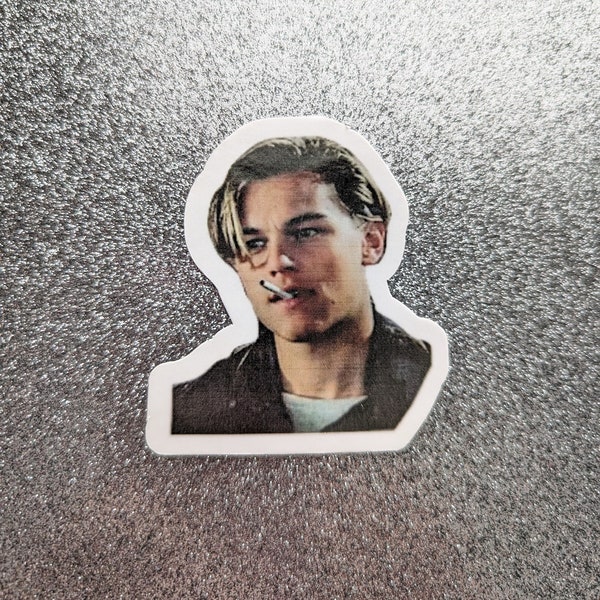 Leonardo DiCaprio Titanic Sticker | Laptop Sticker | Water Bottle Sticker | Journal Sticker