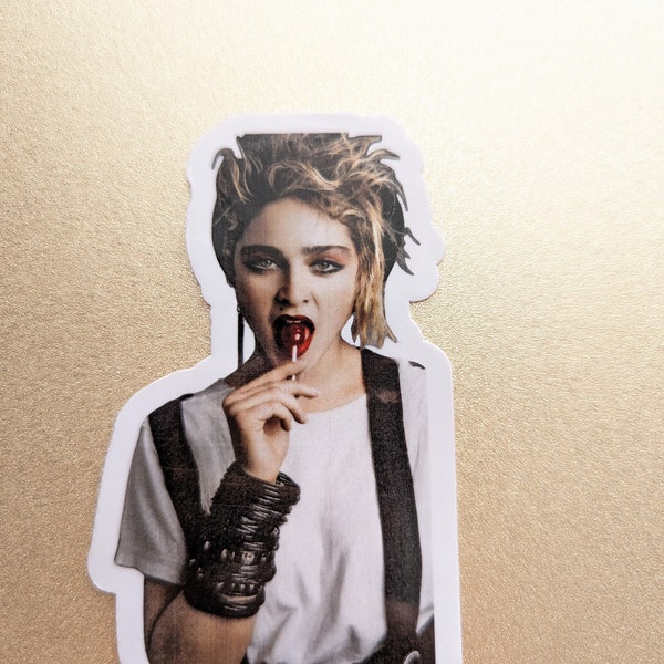 Madonna Waterproof Sticker | Laptop Sticker | Water Bottle Sticker | Journal Sticker