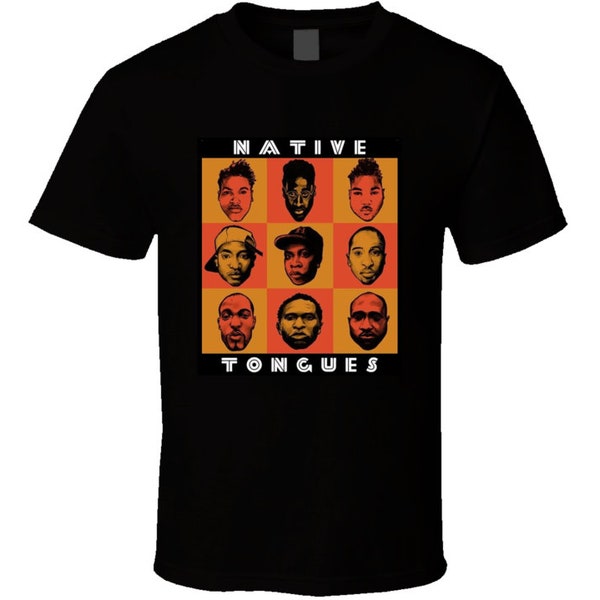 Native Tongues Hip Hop Music Fan T Shirt