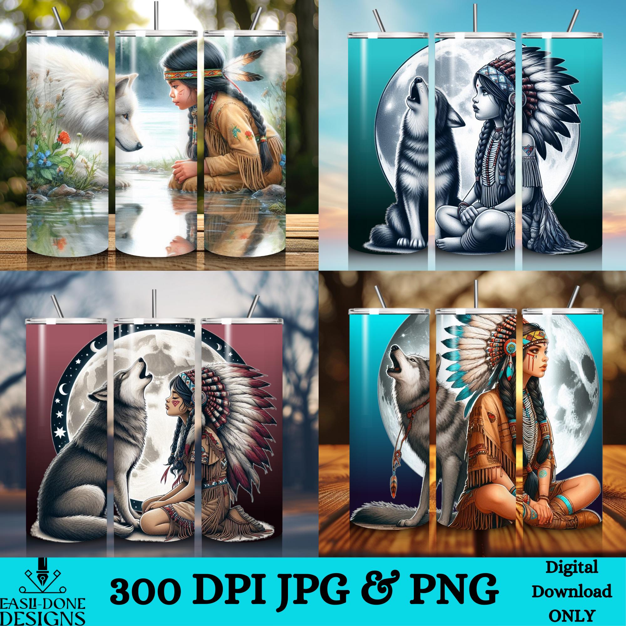 Native american wolf - Etsy 日本