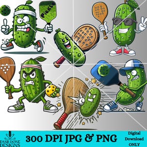 Funny Pickleball Pickle Clipart: Cupid PNG, Sublimation Design (Digital Download)