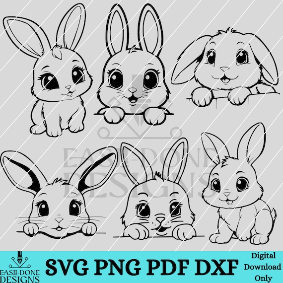 Rabbit-PaperCutting-ページ☆ Decoupage Scrapbooking Collectible Bunny Rabbit Papercraft