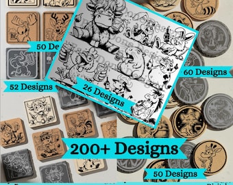 Funny Tipsy Animal Coaster SVG Mega Bundle: Mega Bundle Drunk Animal SVG Designs, Bar Sign (Digital Download) over 200 Designs