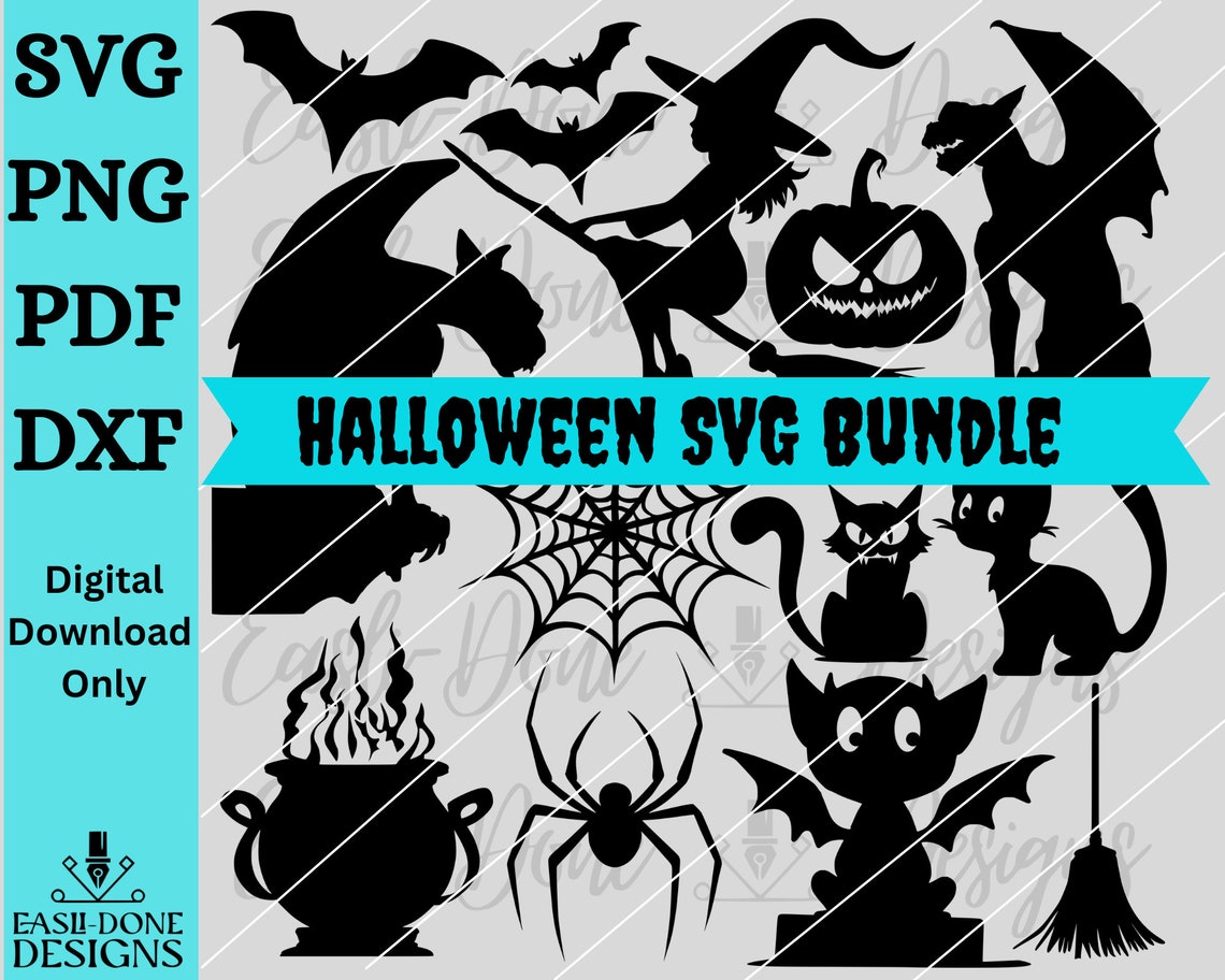 Cute Halloween SVG Bundle Halloween SVG Fall Png Gargoyle Etsy