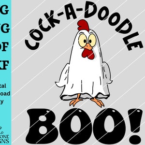 Halloween Huhn svg png, Geist Huhn geschnitten Dateien und Clipart, Halloween Shirt svg png, Cricut geschnitten Dateien.