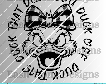 Sarcastic Duck SVG: Funny Shirt Design (Digital Download)