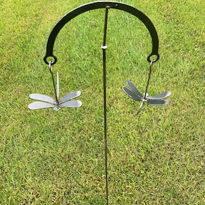 Dragonfly Balancer , Yard art, Garden Art, Metal Signage