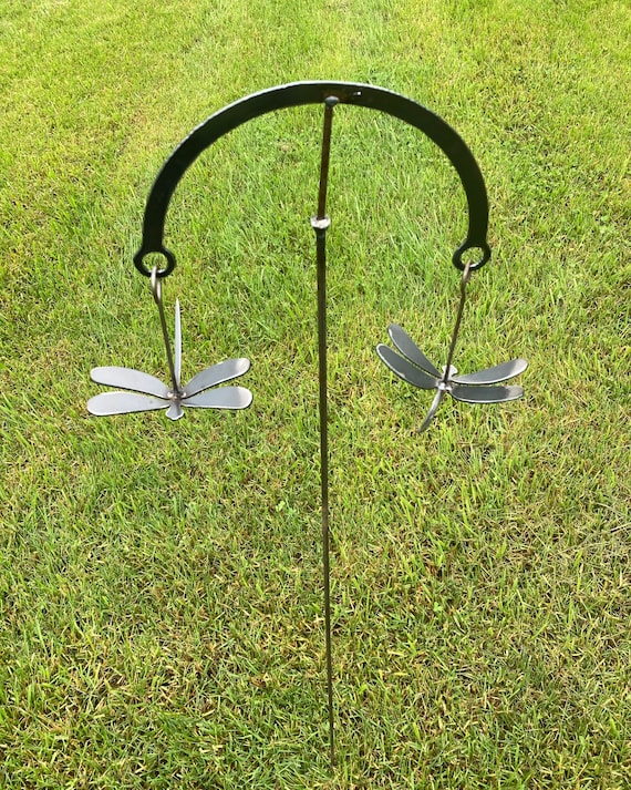 Dragonfly Balancer Yard Art Garden Art Metal Signage Etsy