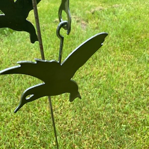 Kolibri Balancer, Gartenkunst, Metallbeschilderung, Metereinsätze