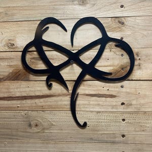 Infinity, Infinity Heart, Wall Decor, Metal Signage