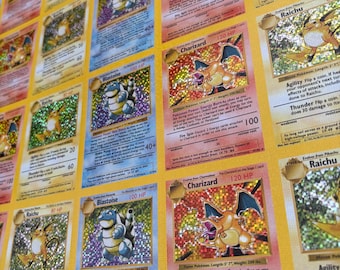 Japanese Pokemon Uncut Card No. 17 - Etsy Canada