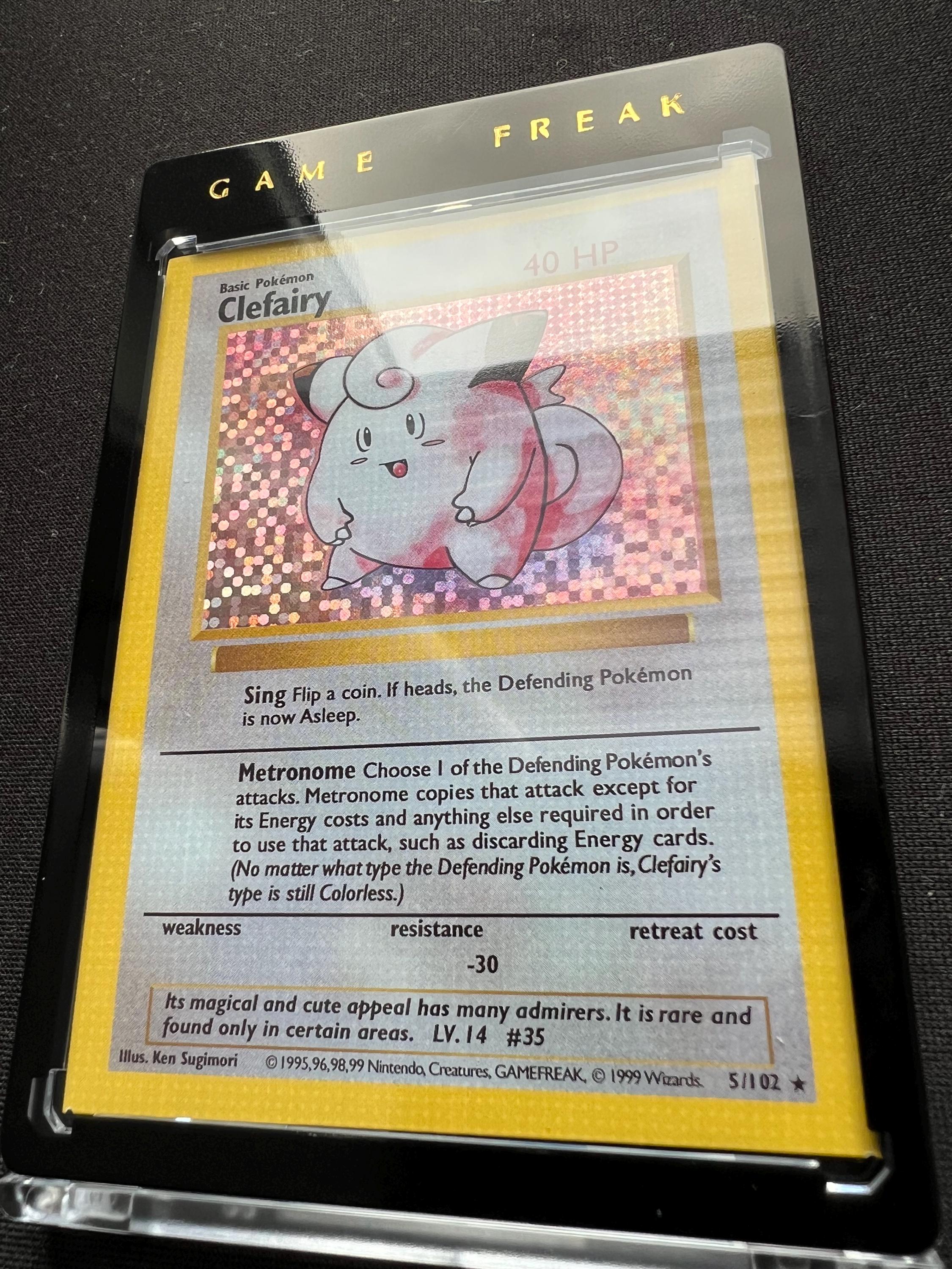 Pokémon Shadowless Test Print Clefairy Error (read Description) - Etsy