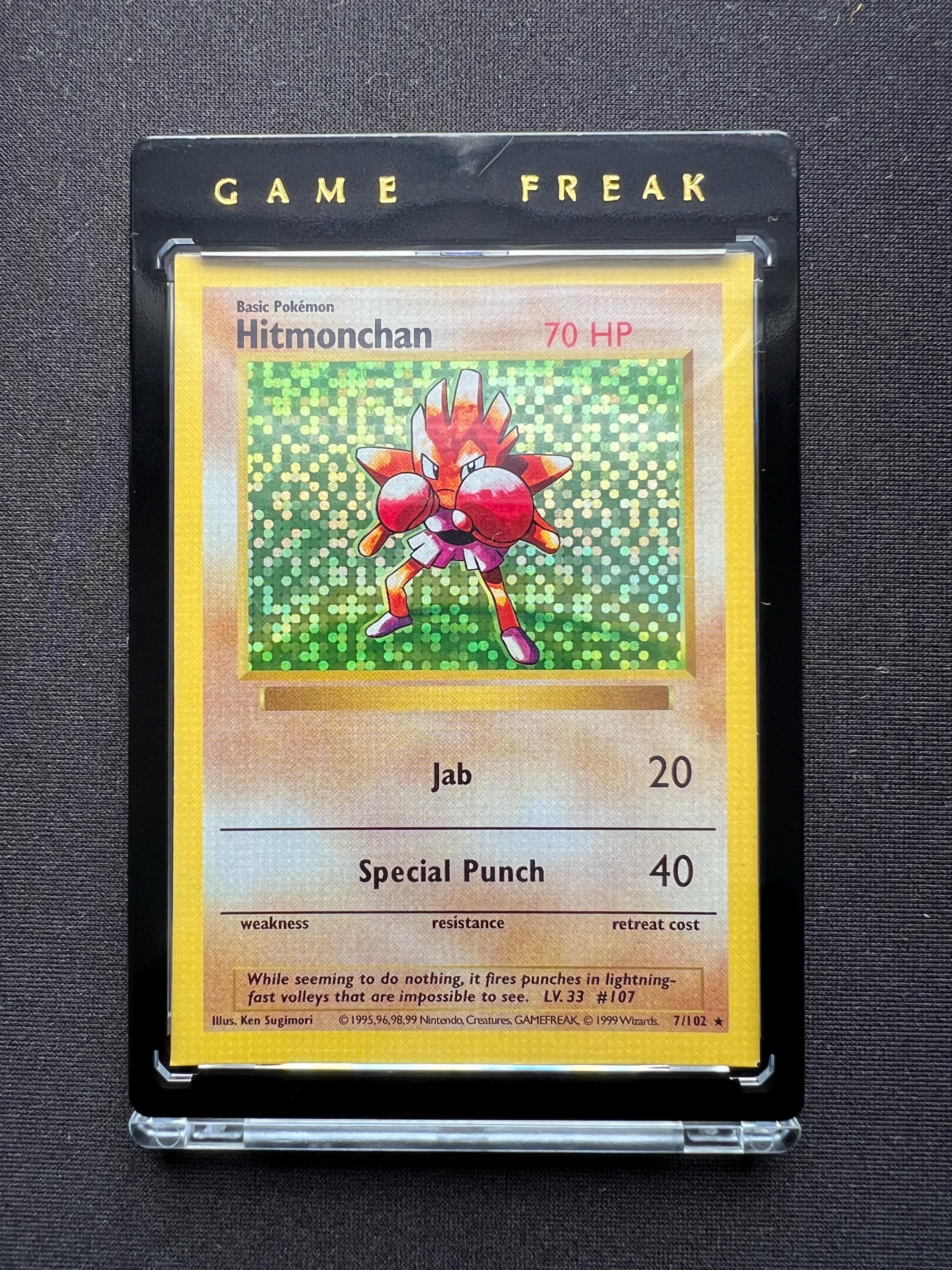 hitmonchan holographic card value Amazon.com: Pokemon - Hitmonchan (8) - Base Set 2