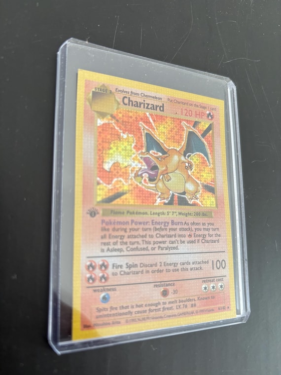 holographic charizard pokemon card price Amazon.com: Pokemon - Charizard (4) - Base Set 2 main image 0