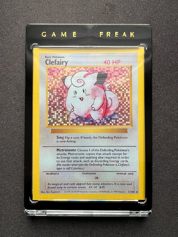 Pokémon Shadowless Test Print Clefairy Error (read Description) - Etsy