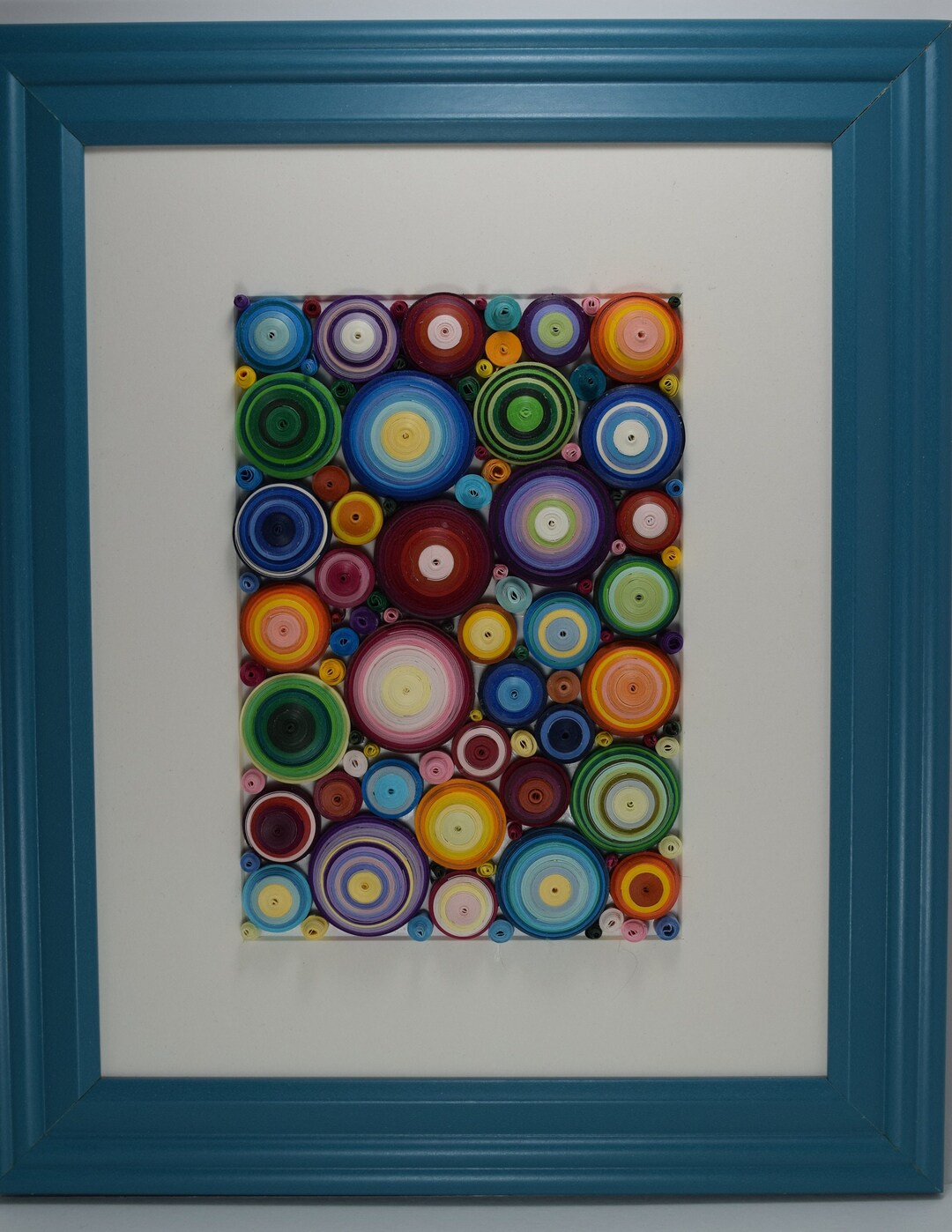 Colorful 3D Quilled Abstract Art Etsy