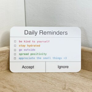 Sticker rappels quotidiens