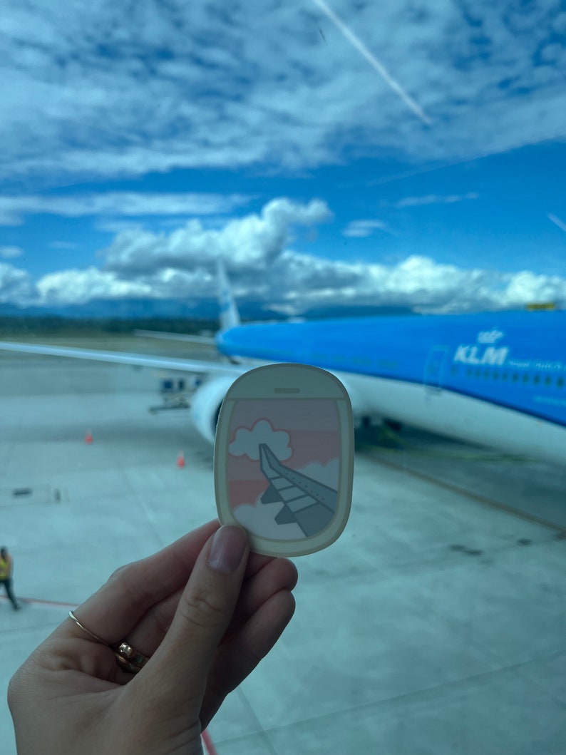 Airplane Window Sticker - Etsy