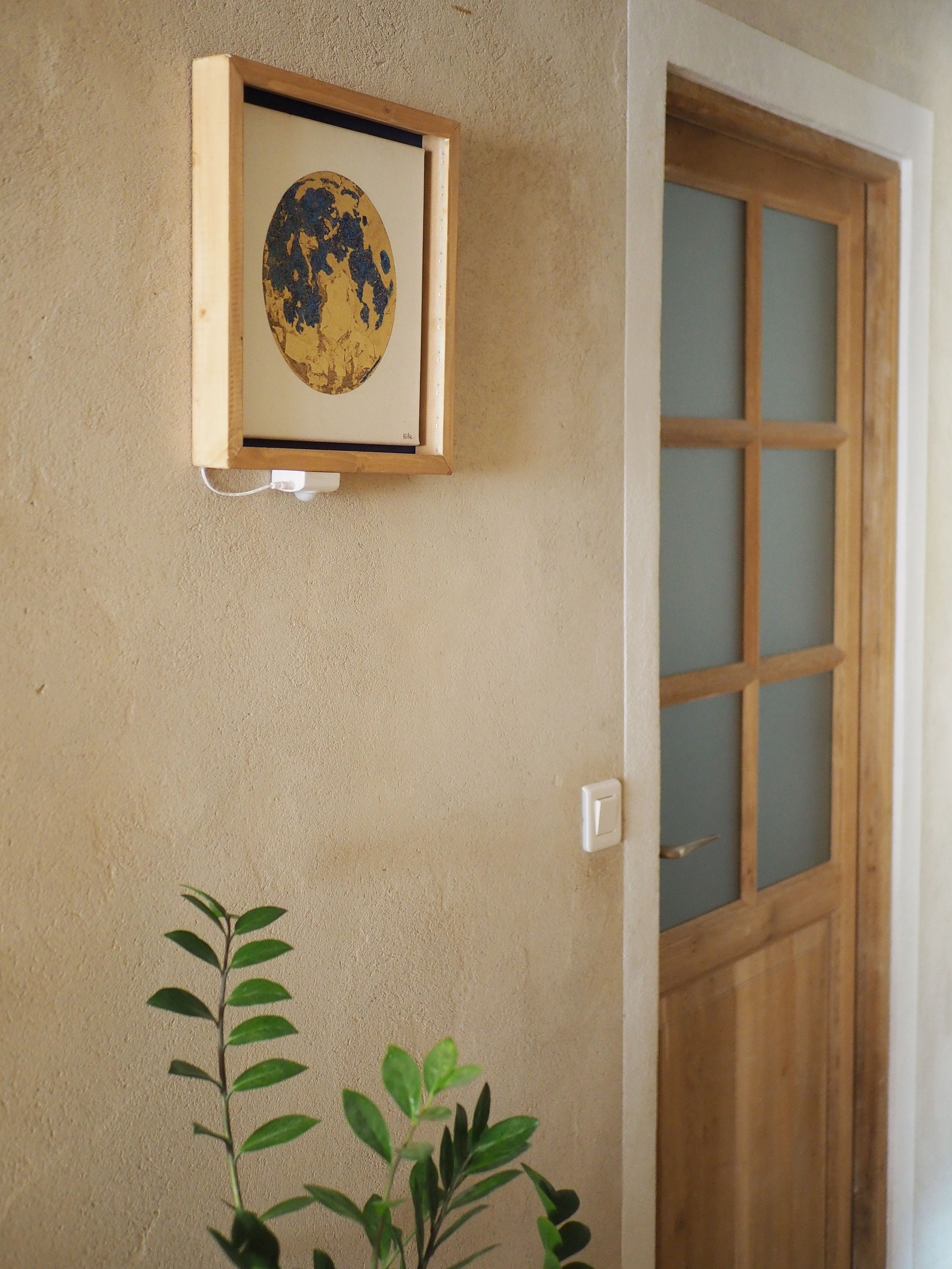 Tableau de La Lune en Relief