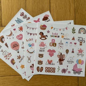 Kauf ausschließlich möglich, beim Kauf eines unserer Bücher - Sticker Babyparty