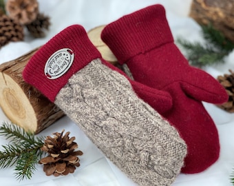 Recycled Wool & Cashmere Sweater Mittens