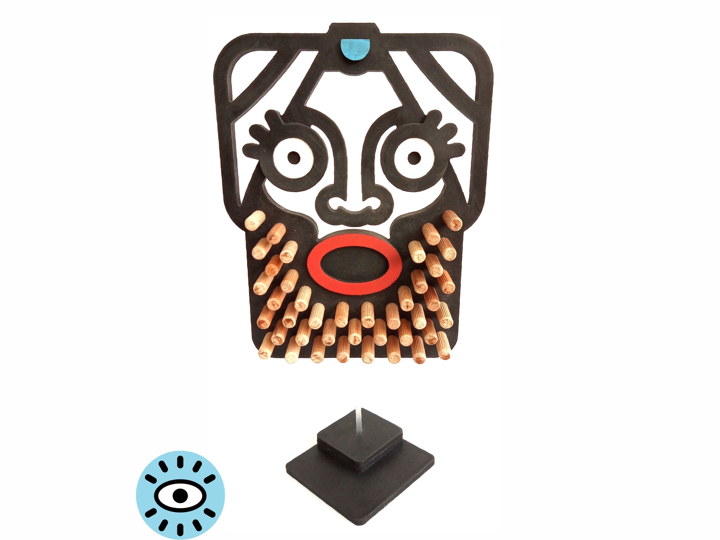 statuette Ravi Junior Le Fakir - Masque Mural