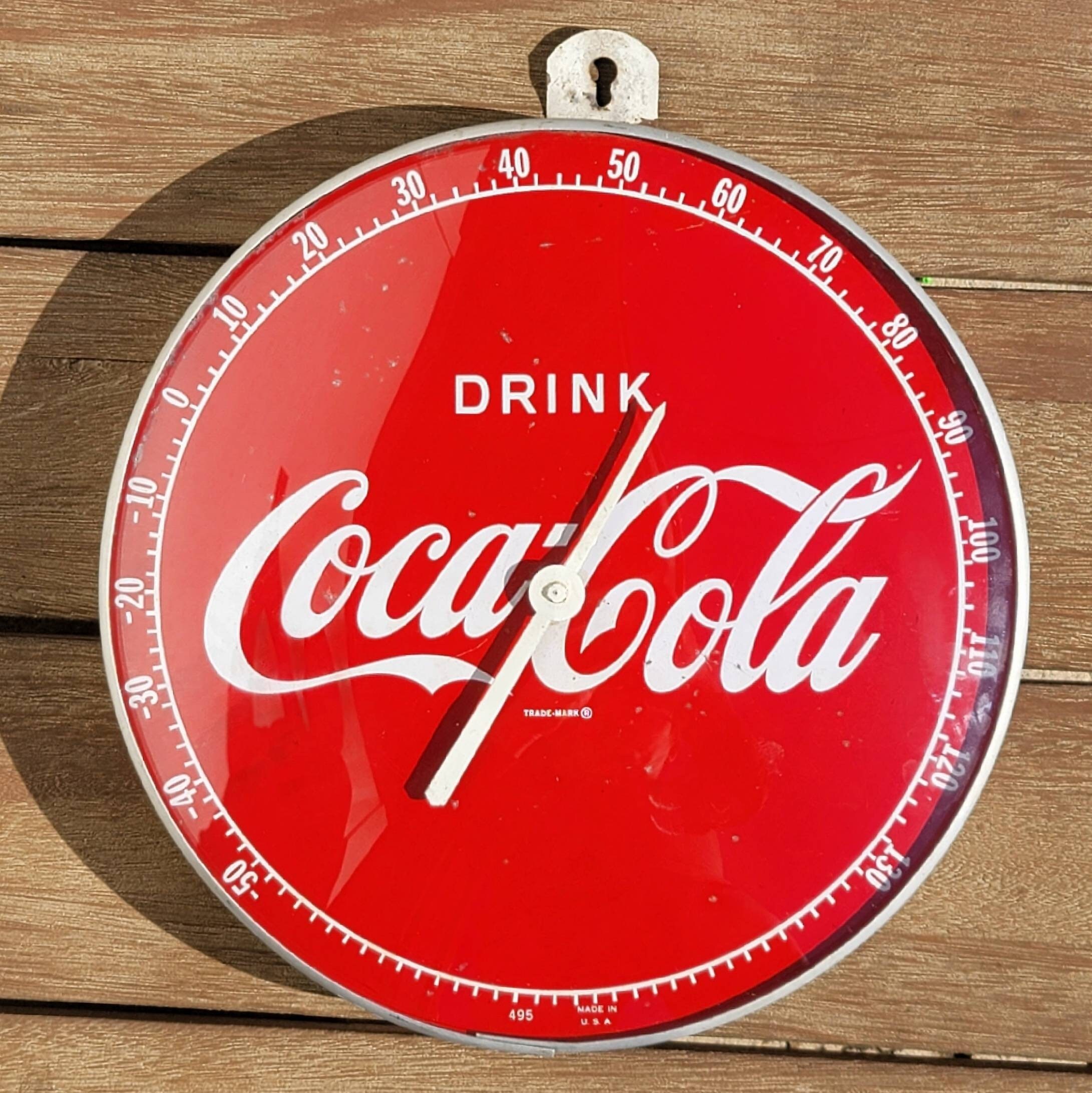 1950s Coca-cola Thermometer (495) 1950s Coca-cola Thermometer (495)