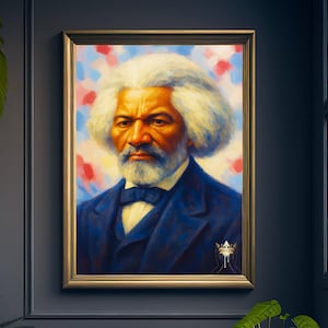 独立記念日の奴隷とは何か、フレデリック・ダグラス、活動家アート、公民権アート、デジタルダウンロード、グリーティングカード、ギフトアイデア
