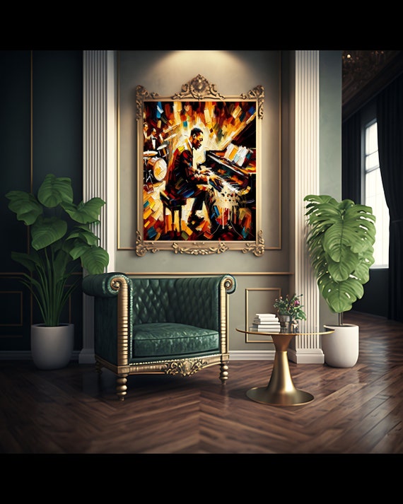 The Duke, Duke Ellington, Jazz Art, Black History, Printable Wall Art, Black American Art, Digital Download, Greeting Card  Gift