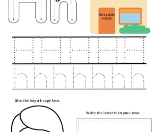 Letter H Worksheet
