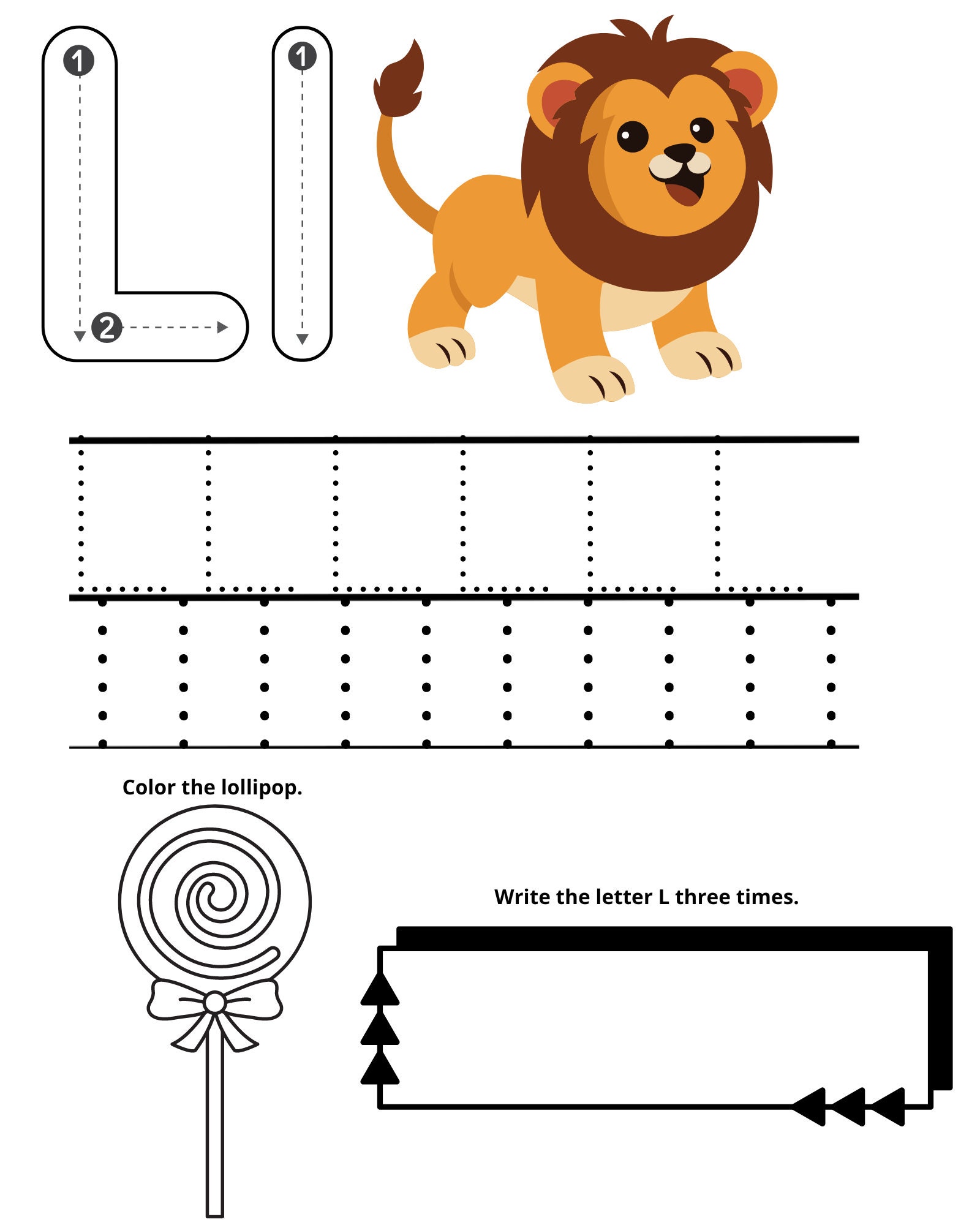 letter-l-worksheet-etsy